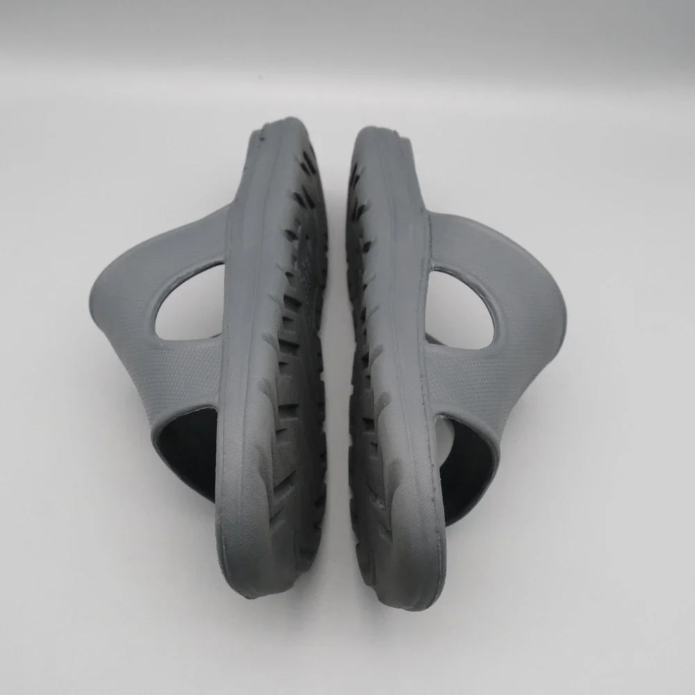 Totes Men Sol Bounce Slides Size 9 Grey Everywear Comfort Lightweight Sporty